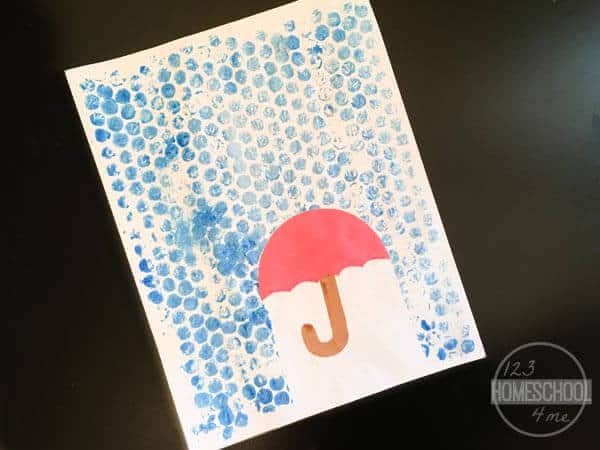 How To Make A Bubble Wrap Rain Craft For Preschoolers DIY Rainy Day Crafts For Kids 