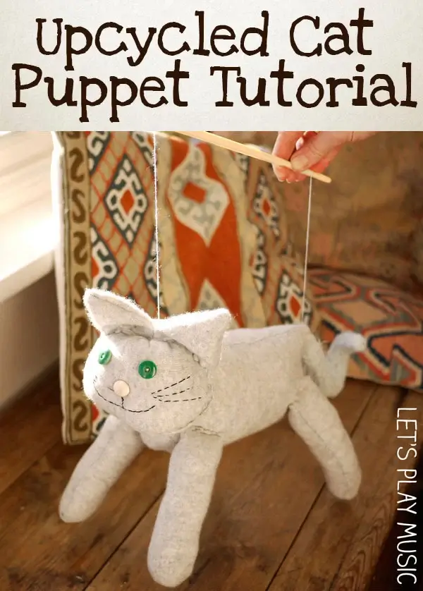 How to Make a Cat Puppet Tutorial- Step By Step