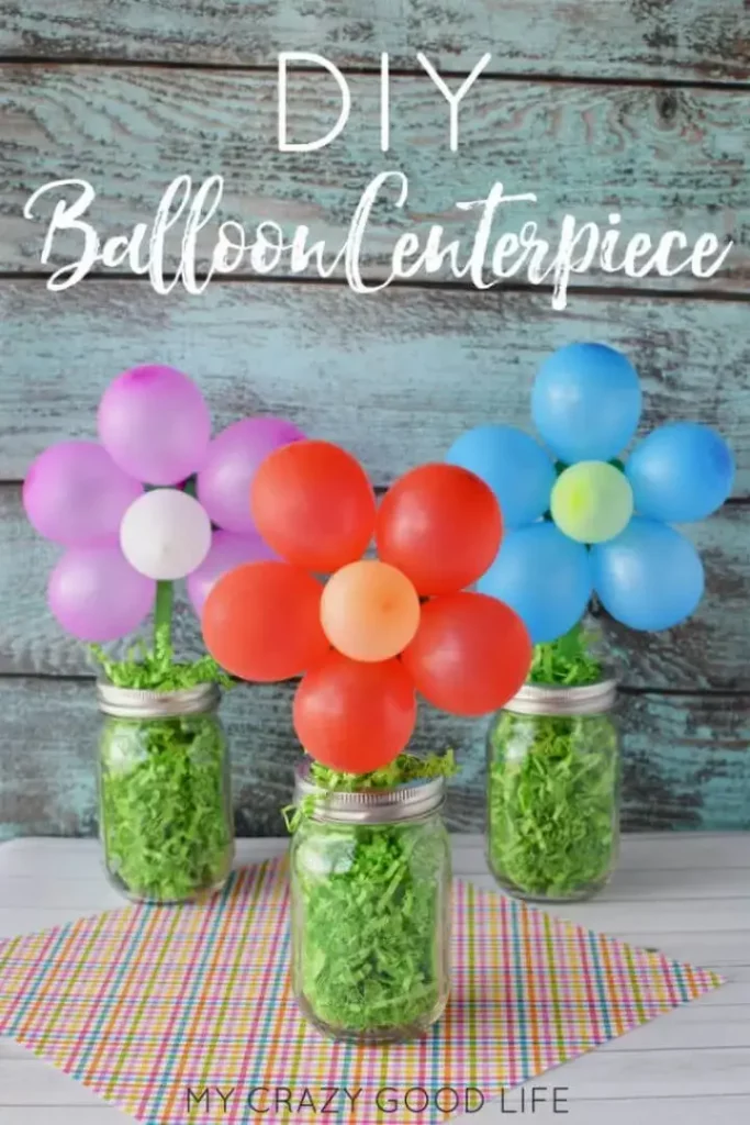 How To Make Balloon Flower Centerpieces For Kids