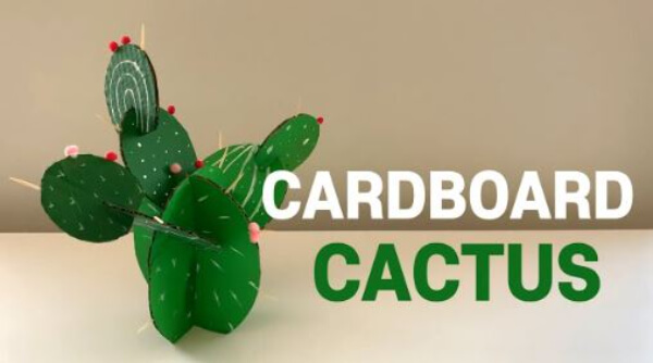 How To Make Cactus Craft Out Of Cardboard