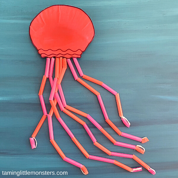 How To Make Jellyfish Craft Out Of Paper Plate  For Kids