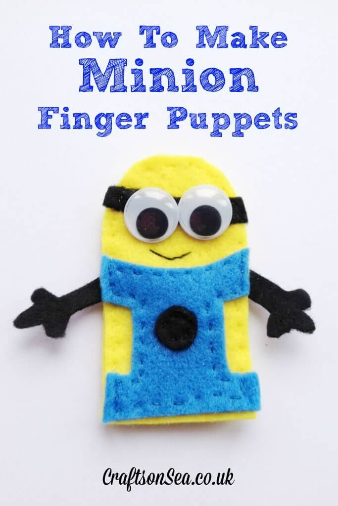 HOW TO MAKE MINION FINGER PUPPETS FOR BABIES