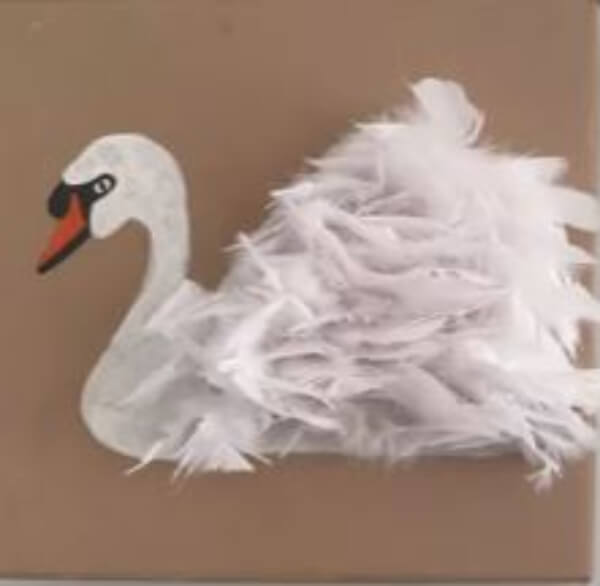 How To Make Swan Craft With Cardboard For Kids