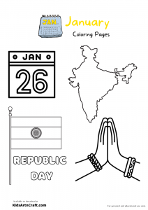 January Coloring Pages For Kids – Free Printables - Kids Art &amp; Craft