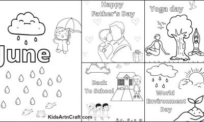 June Coloring Pages For Kids – Free Printables