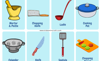Kitchen Objects Flashcards Featured Image
