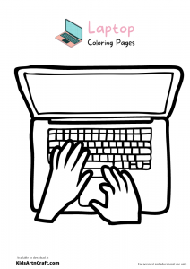Laptop Coloring Pages For Kids – Free Printables - Kids Art & Craft