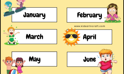 Month Name Flashcards for Kids Featured Image