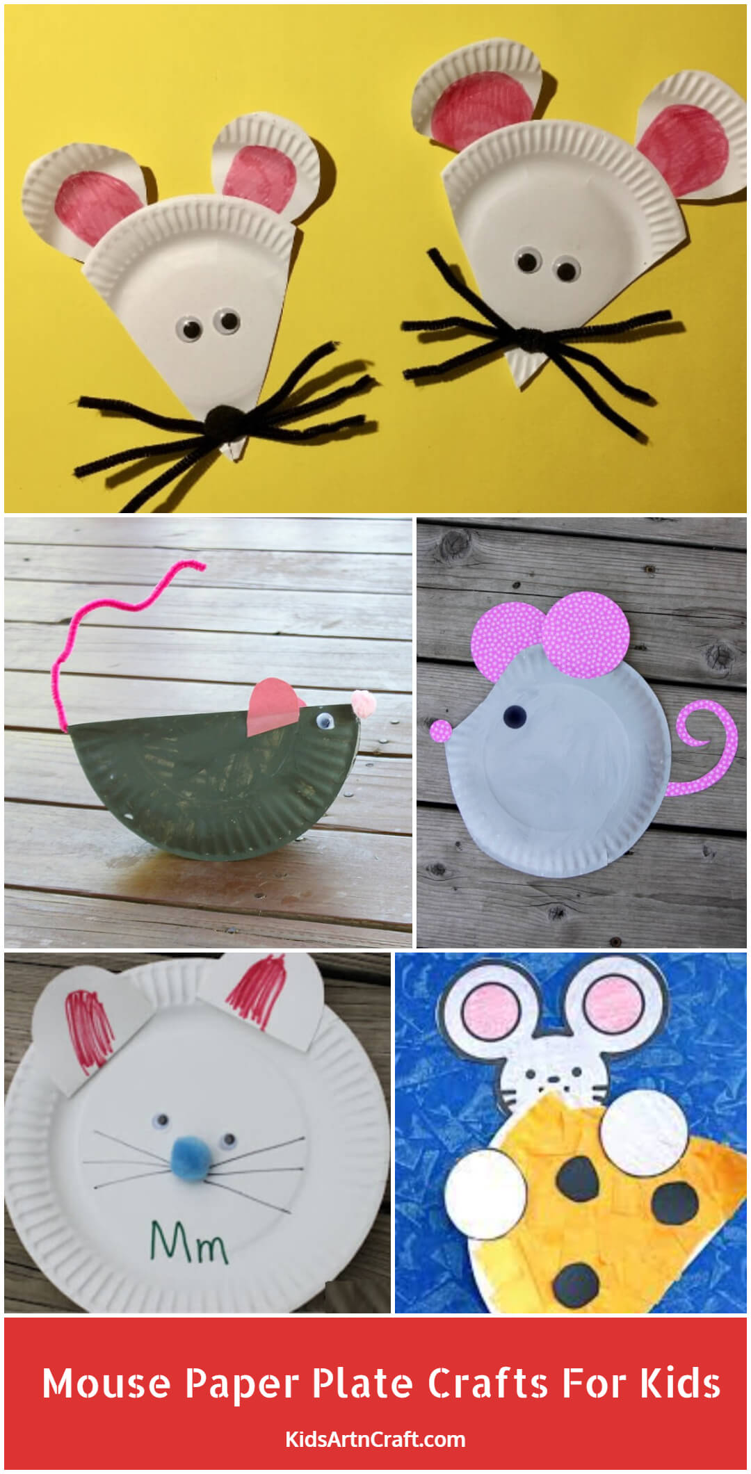 Mouse Paper Plate Crafts For Kids