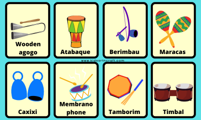 Musical Instruments Flashcards Featured Image