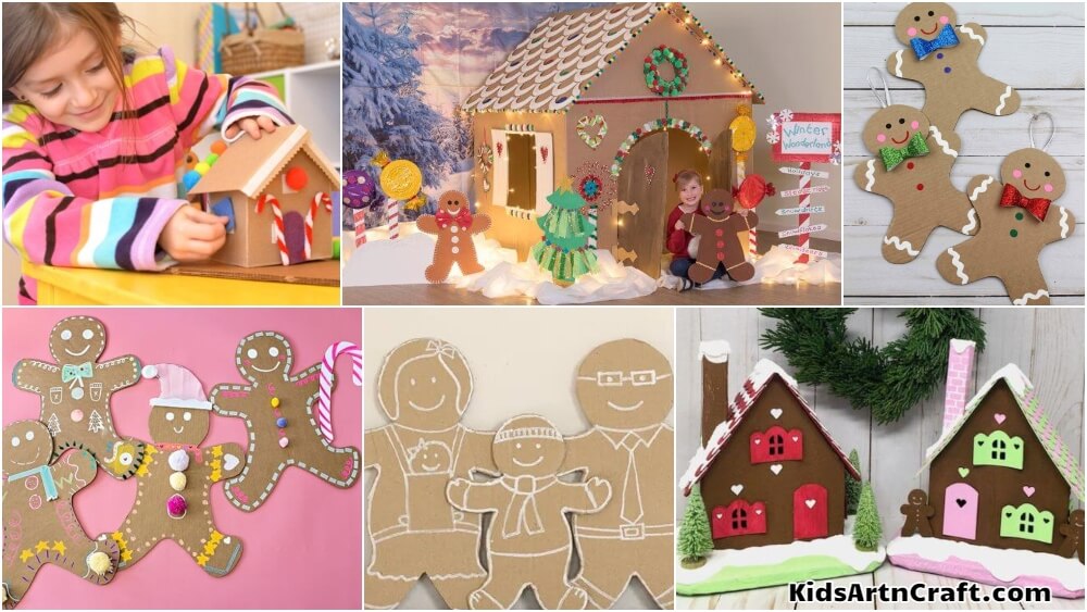 National Gingerbread Day Cardboard Crafts For Kids