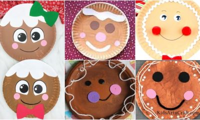 National Gingerbread Day Paper Plate Crafts For Kids
