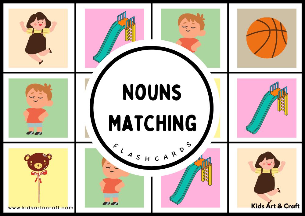 Noun Flashcards For Kindergarten Featured Image