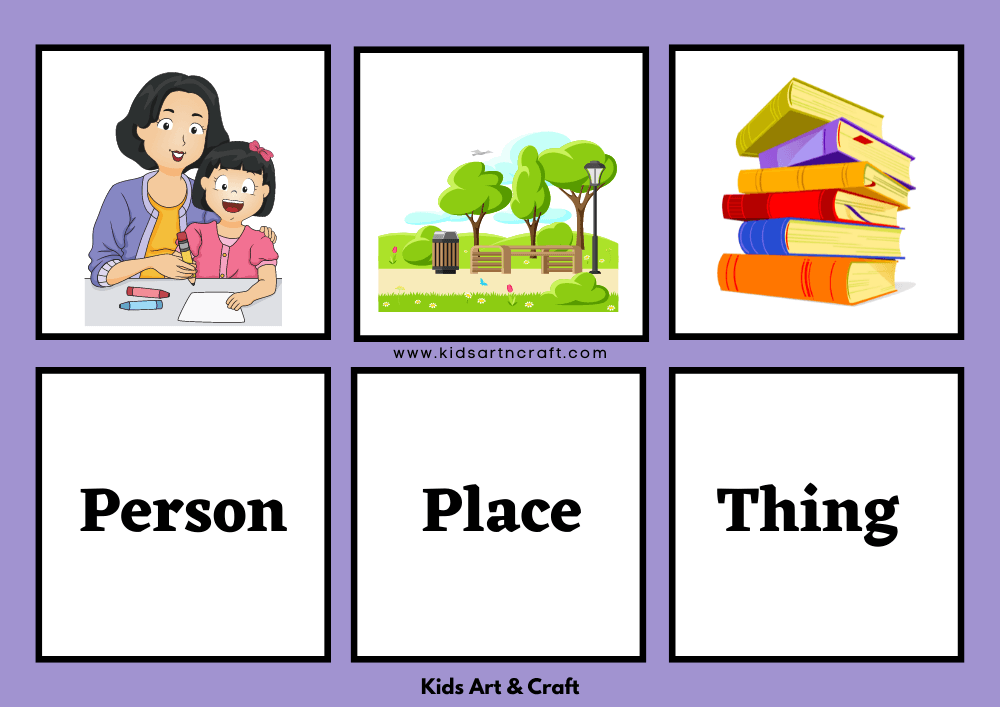 Noun Flashcards For Kindergarten