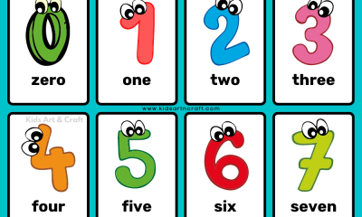 Numbers Flashcards For Preschoolers Featured Image