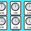 O’clock Flashcards For Kindergarten Featured Image
