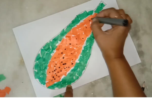 Papaya Crafts & Activities for Kids Papaya Paper Craft For Kids