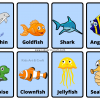 Sea Animal Flashcards Featured Image