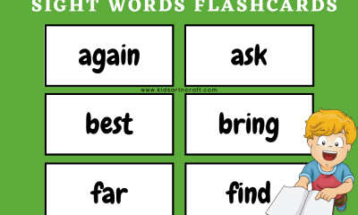 Sight Words Flashcards for School Kids Featured Image