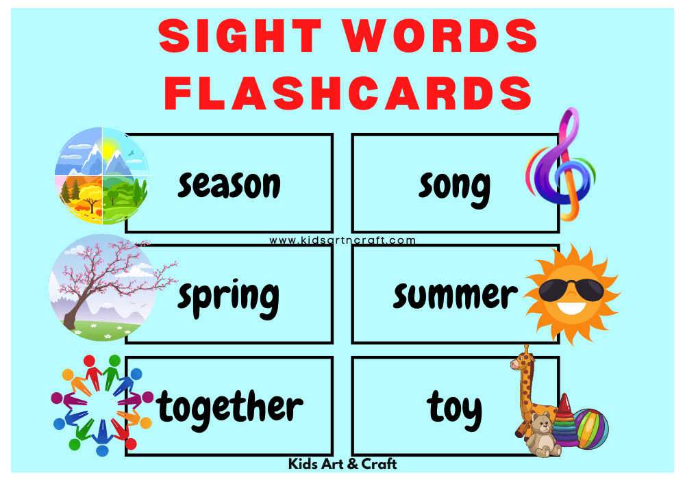 Sight Words Flashcards