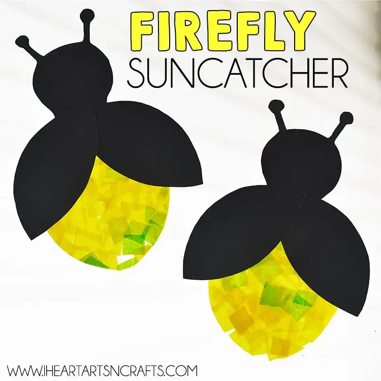 Simple & Friendly Firefly Tissue Paper Craft For Kids DIY Tissue Paper Craft Ideas