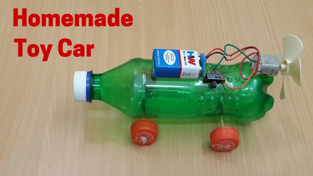 Simple Homemade Plastic Water Bottle Toy Car For Toddlers