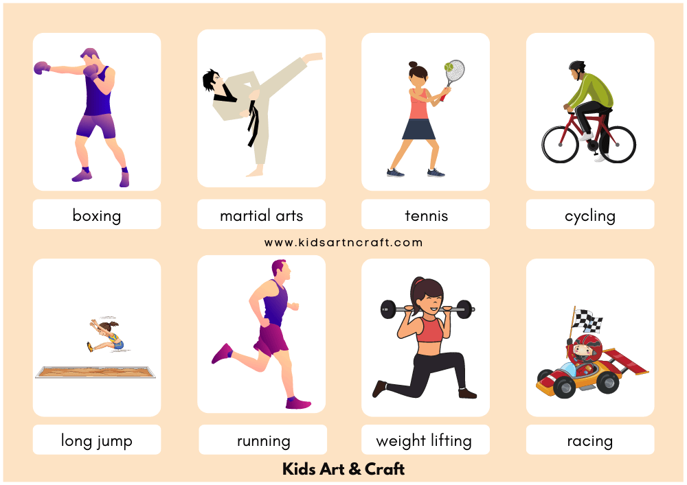 Sports Flashcards for Kids