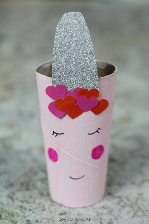  Toilet Paper Roll Unicorn Craft For Valentine's Day