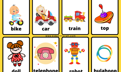 Toys Flashcard to Build Vocabulary for Kids Featured Image