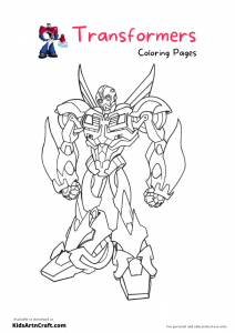 Transformers Coloring Pages For Kids – Free Printables - Kids Art &amp; Craft