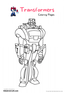 Transformers Coloring Pages For Kids – Free Printables - Kids Art &amp; Craft