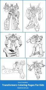Transformers Coloring Pages For Kids – Free Printables - Kids Art & Craft