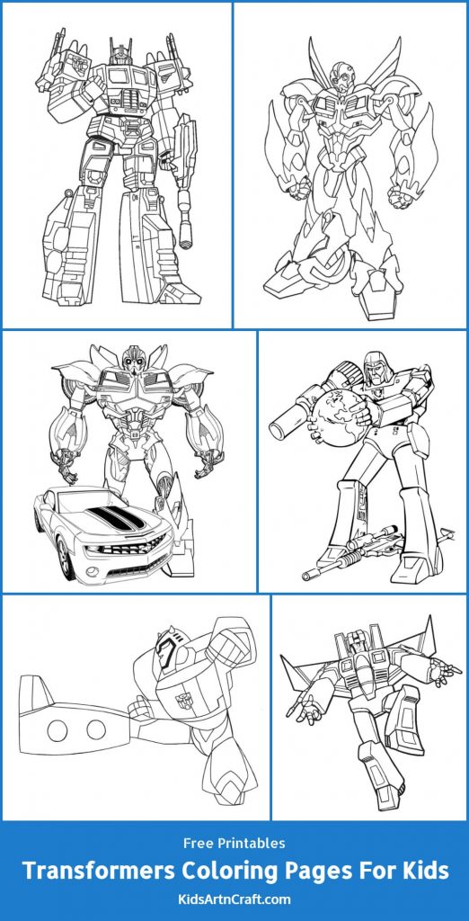 Transformers Coloring Pages For Kids – Free Printables - Kids Art &amp; Craft
