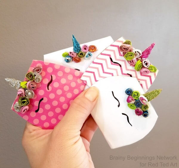 Unicorn Purse Craft Using Toilet Paper Roll