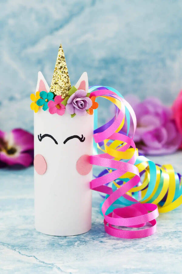 Unicorn Toilet Paper Roll Craft For Kids