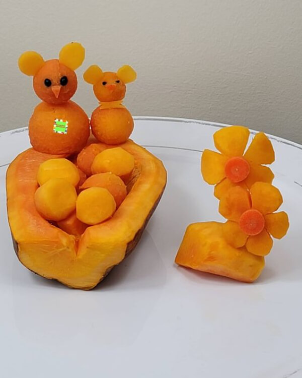 Unique Papaya Art & Craft