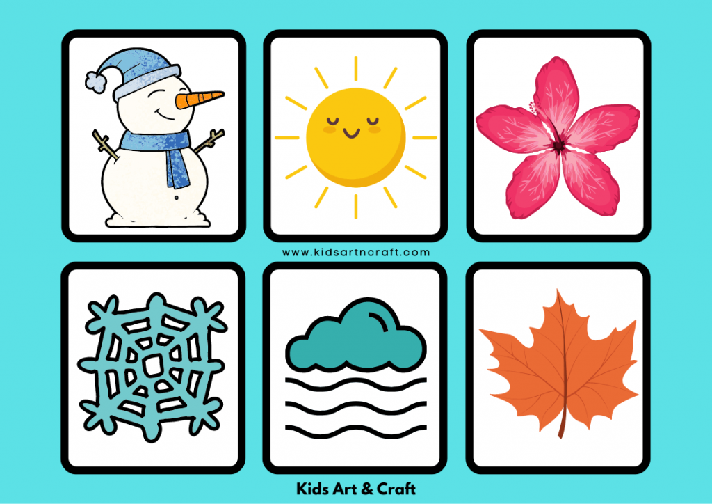 Weather Flashcards For Preschooler