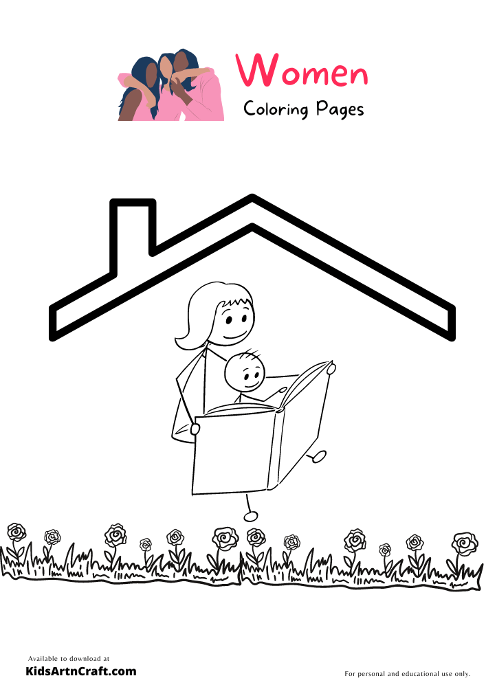 Study Room Coloring Pages For Kids – Free Printables