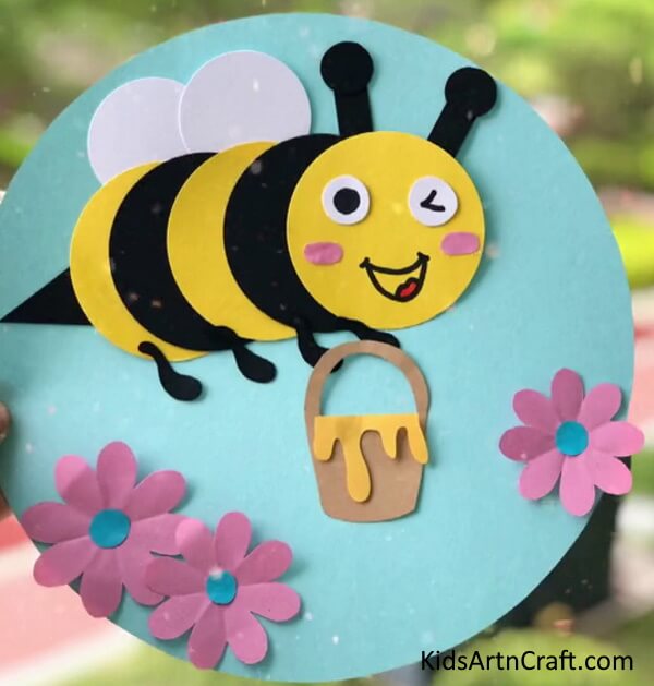 3D Honey Bee Craft Cute & Easy Art & Craft Spring Project