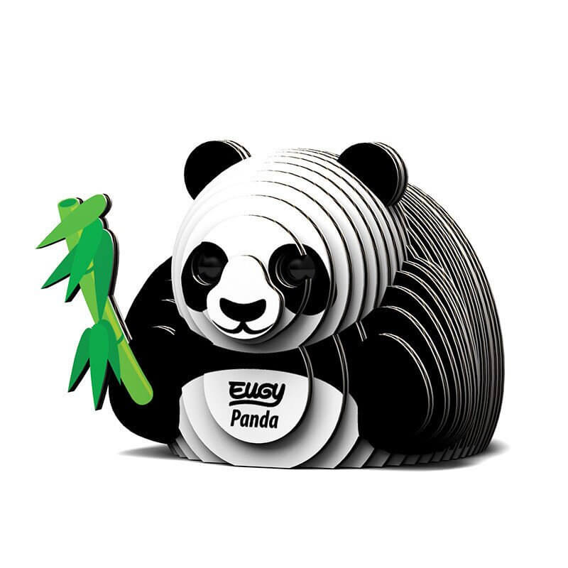 3D Cardboard Panda Craft Template