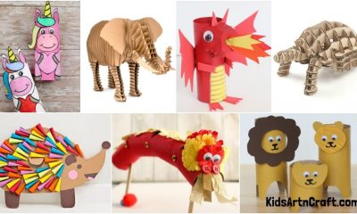 Animal Cardboard Crafts Featured Image