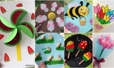 Cute & Easy Art & Craft Spring Projects Featured Image