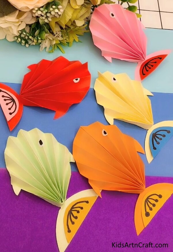 Decorative Paper Folding Fish Art & Craft