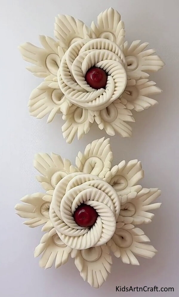 Flower Art From Dough 