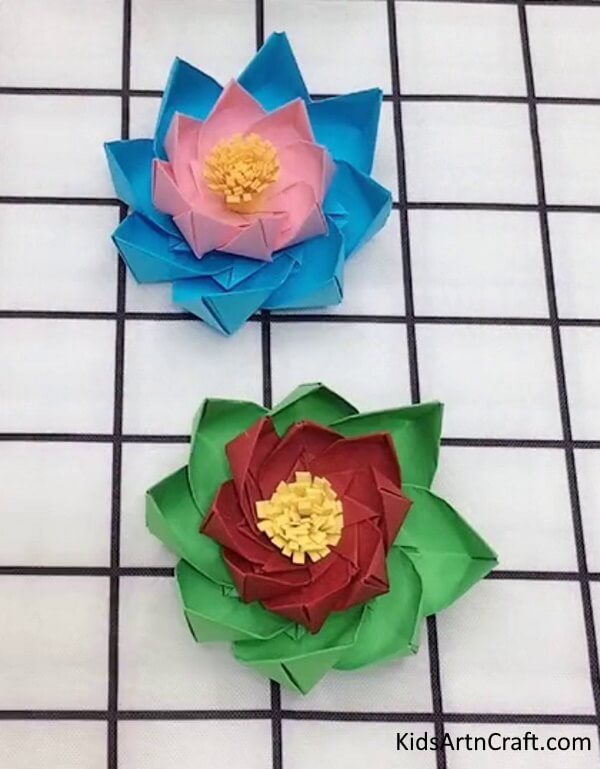 Lotus Flower Paper Art & Craft