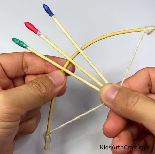 Mini Stick Bow & Arrows Toy Recycled Toys To Make At Home 