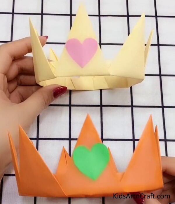 Origami Crown Paper Craft For Kids Paper Art & Craft For Kids to Make With Parents