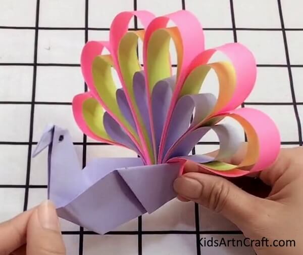 Origami Peacock Craft Using Paper Easy Paper Art & Craft For School Projects