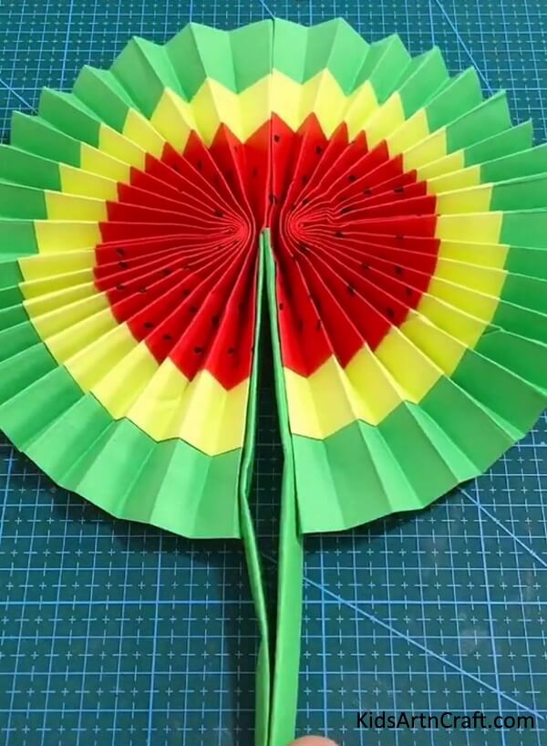 Origami Paper Pinwheel Watermelon Art & Craft