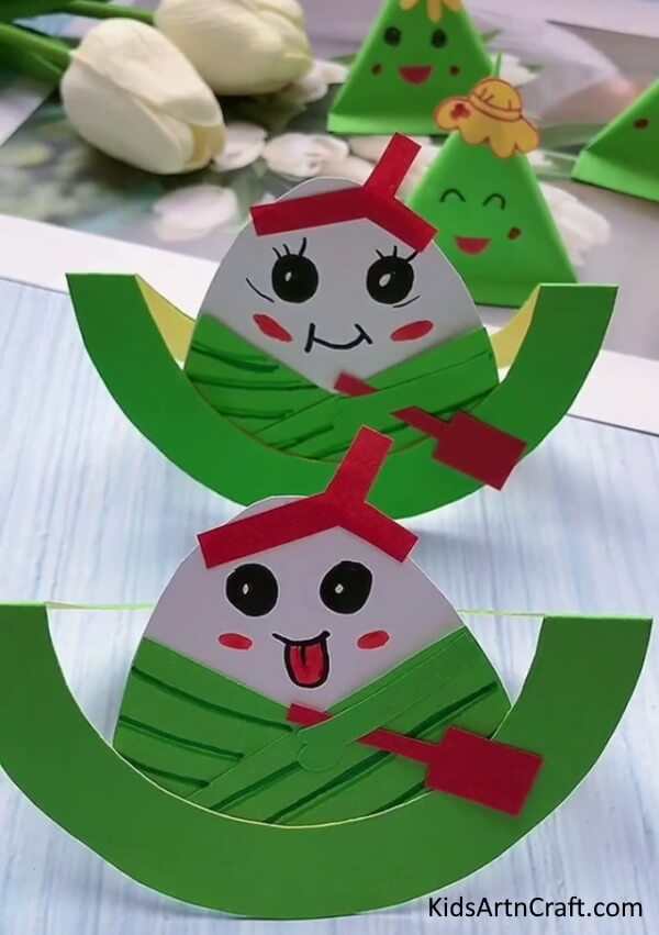 Paper Dumpling in Boat Craft For Kids Cute & Easy Crafts to Make Out of Paper 
